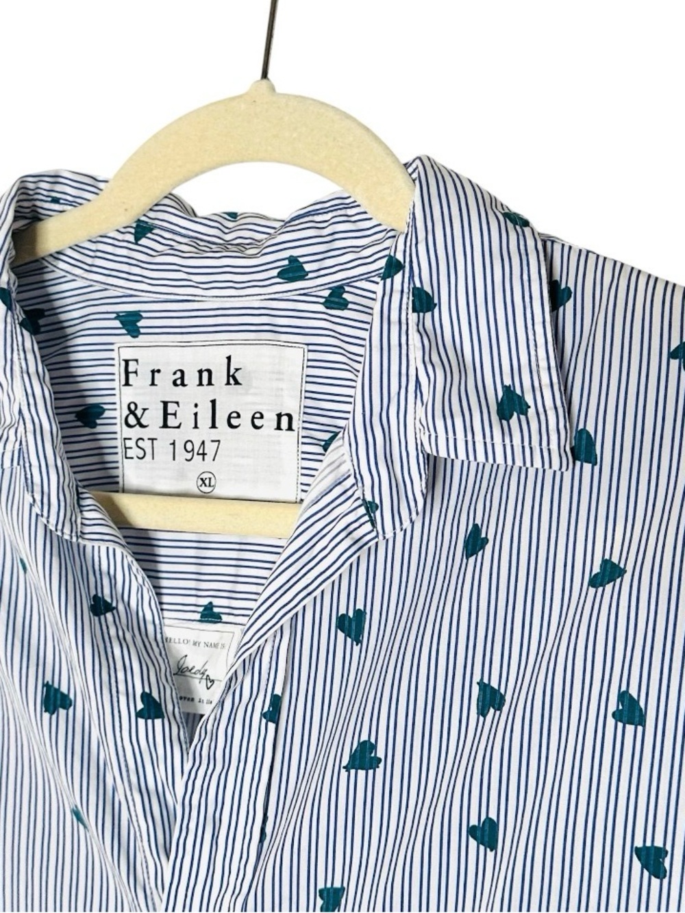 Frank & Eileen Joedy Boyfriend Button-Up Shirt XL - Picture 3 of 5